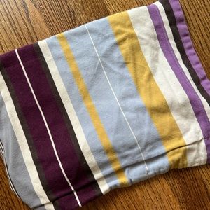 Pottery Barn Striped Full/Queen Duvet Cover & 2 Standard Shams